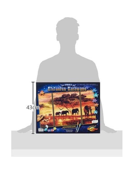 Kit Pictura Pe Numere Schipper Africa - Drumul Elefantilor, 3