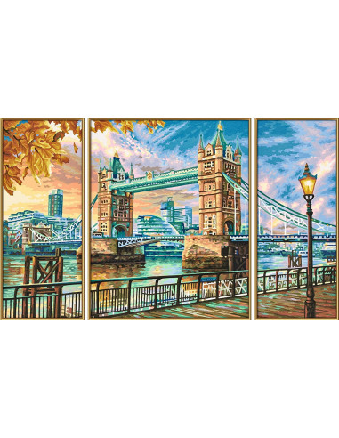 Kit Pictura Pe Numere Schipper Podul Tower, 3 Tablouri,609260752