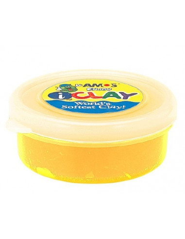 Plastilina Amos iClay, 18 G, galben,151212043