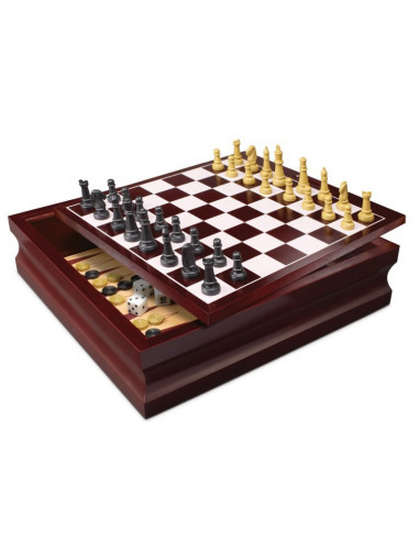 Set 10 Jocuri In Cutie De Lemn,6033153