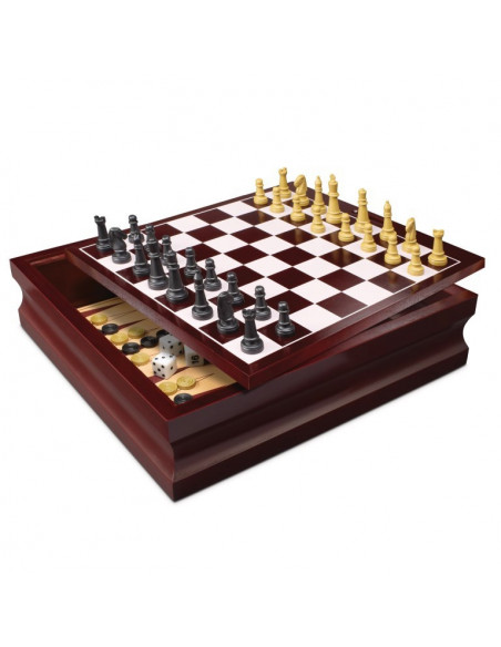 Set 10 Jocuri In Cutie De Lemn,6033153