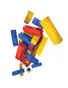 Turnul Buclucas Cu Piese Colorate In Cutie De Metal,6033150