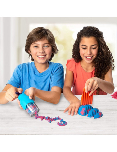Kinetic Sand Set Sandtastic Cu 10 Accesorii Si Nisip,6047232