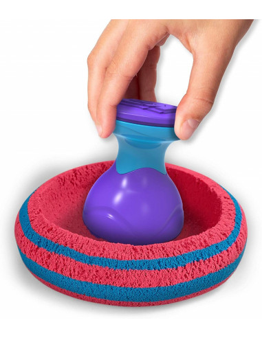 Kinetic Sand Set Sandtastic Cu 10 Accesorii Si Nisip,6047232