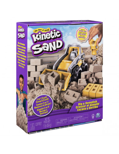 Kinetic Sand Set Pentru Constructii 2in1,6044178