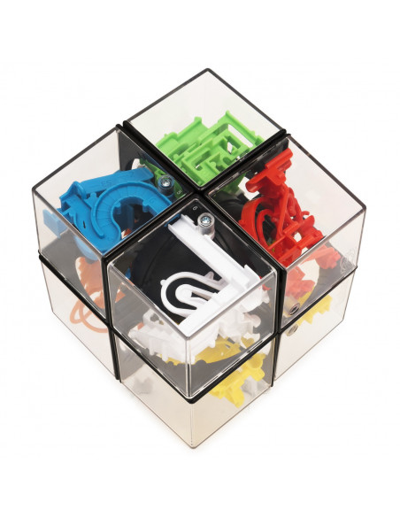 Perplexus Hybrid Cub Rubik 2x2 Cu 100 De Obstacole,6058355