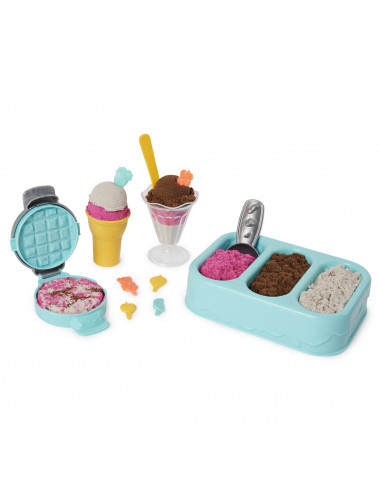Kinetic Sand Set Inghetata Si Prajiturele Colorate Si
