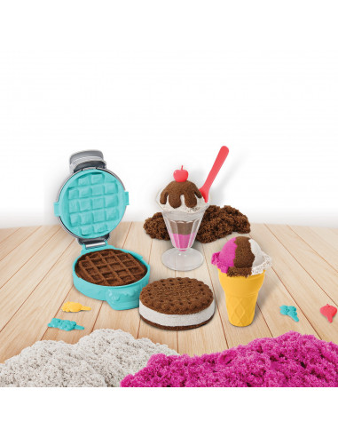 Kinetic Sand Set Inghetata Si Prajiturele Colorate Si