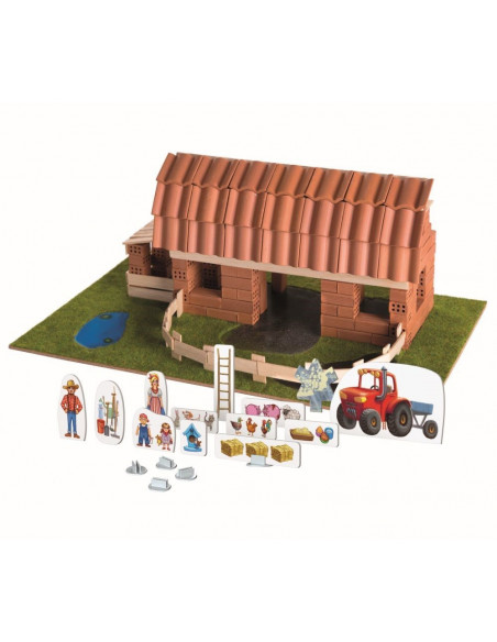 Brick Trick Ferma Mare Din Caramidute Ceramice,60969
