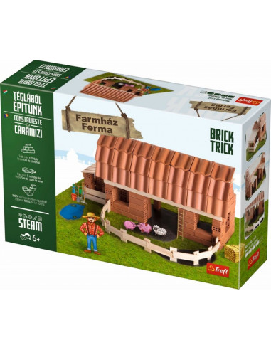 Brick Trick Ferma Mare Din Caramidute Ceramice,60969