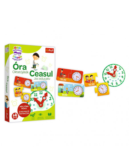 Joc Educativ Invata Ceasul Micului Explorator,01986