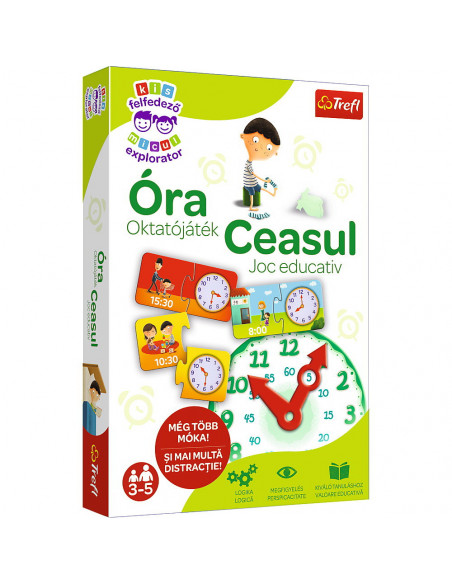Joc Educativ Invata Ceasul Micului Explorator,01986