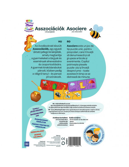 Joc Educativ Invata Prin Asociere Micul Explorator,01984