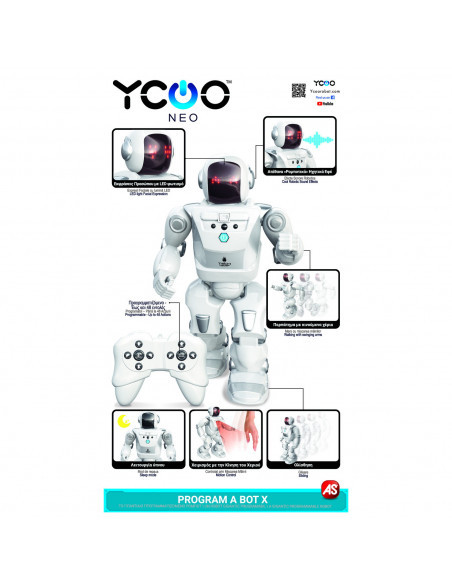 Robot Electronic Cu Radiocomanda PrΟgramm A Bot X,7530-88071