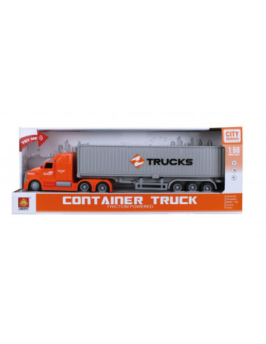 Camion Tir Fast Delivery Frictiune Lumini Si Sunete Scara