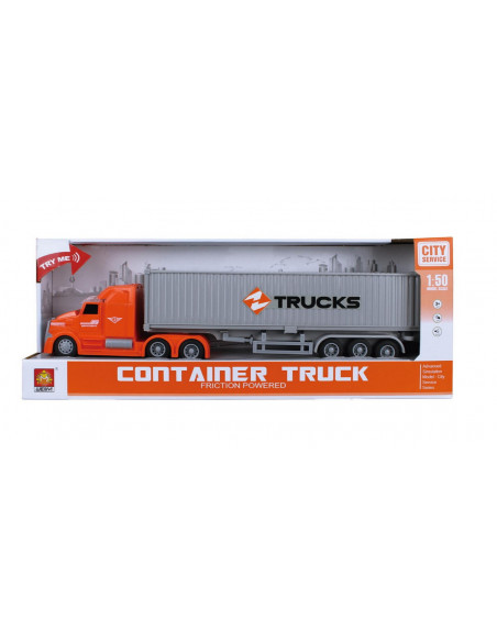 Camion Tir Fast Delivery Frictiune Lumini Si Sunete Scara