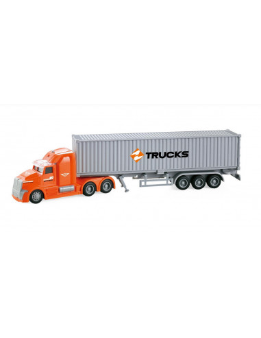 Camion Tir Fast Delivery Frictiune Lumini Si Sunete Scara
