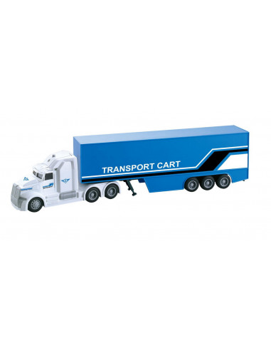 Camion Tir Transport Cart Frictiune Lumini Si Sunete Scara