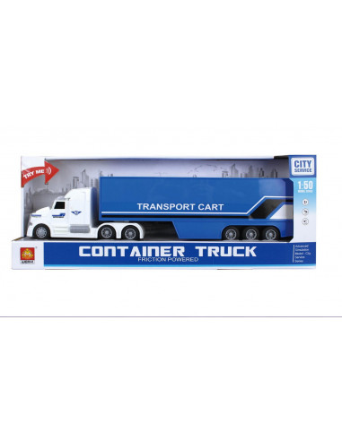 Camion Tir Transport Cart Frictiune Lumini Si Sunete Scara