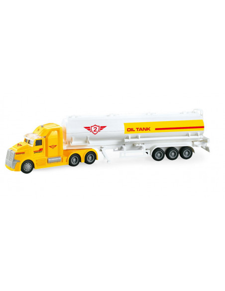 Camion Cisterna Transport Combustibil Frictiune Lumini Si