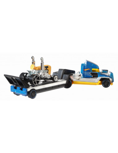Set Camion Si Masina Sport Hot Wheels Steel Power,MTBDW51_CGC18
