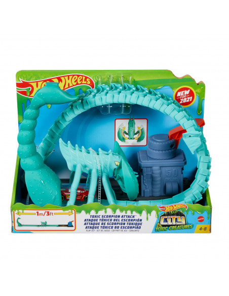 Hot Wheels City Cursa Cu Obstacol Atacul