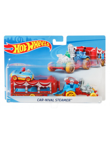 Set Camion Si Masina Sport Hot Wheels Carnival