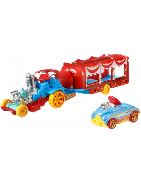 Set Camion Si Masina Sport Hot Wheels Carnival