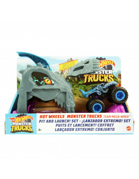 Hot Wheels Lansator Monster Truck Team Mega Wrex Cu Doua