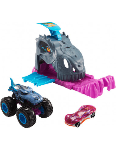 Hot Wheels Lansator Monster Truck Team Mega Wrex Cu Doua