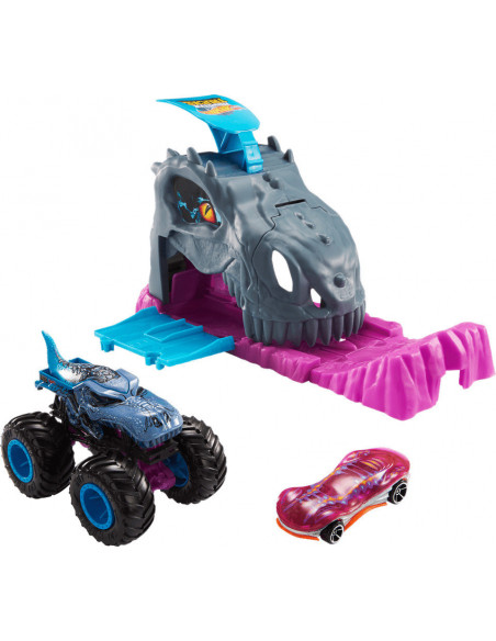 Hot Wheels Lansator Monster Truck Team Mega Wrex Cu Doua