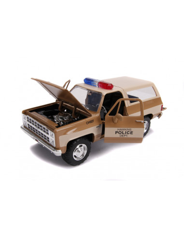 Macheta Metalica 1980 Chevy Police K5 Scara 1 La 24,253255003