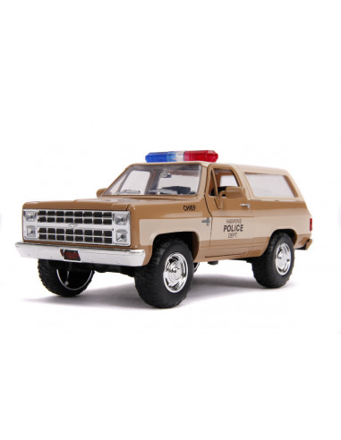 Macheta Metalica 1980 Chevy Police K5 Scara 1 La 24,253255003