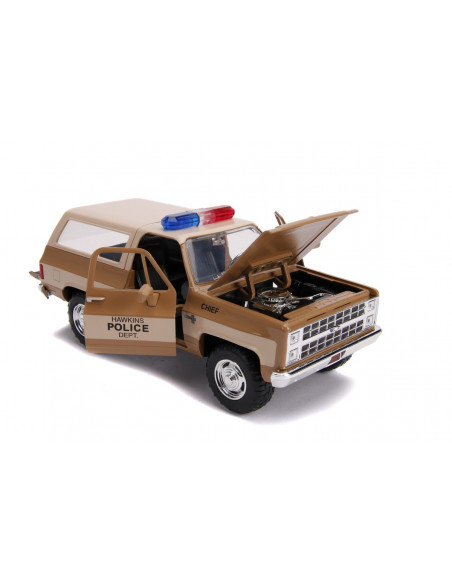 Macheta Metalica 1980 Chevy Police K5 Scara 1 La 24,253255003