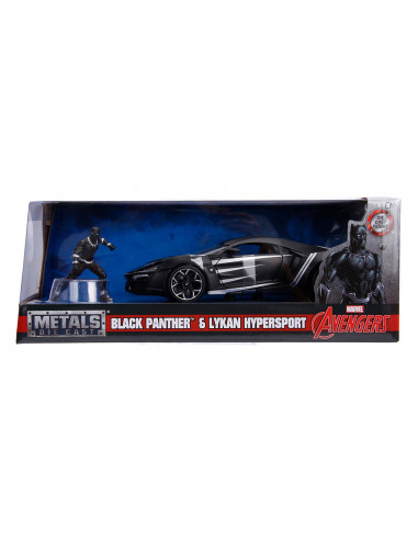 Masinuta Marvel Avengers Lykan Hypersport Black Panther Scara 1
