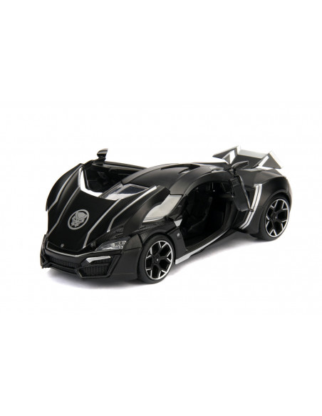 Masinuta Marvel Avengers Lykan Hypersport Black Panther Scara 1