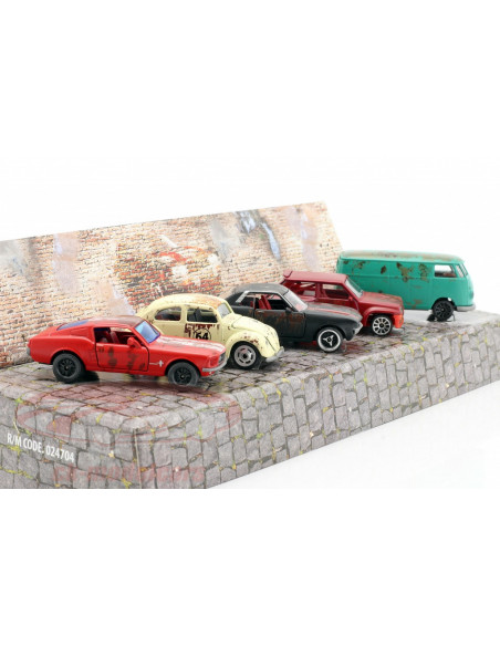 Majorette Set 5 Masinute Vintage Rusty,212052012