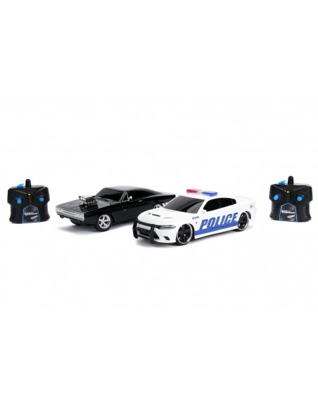 Set Masinute Fast And Furious Rc Toyota Supra&dodge Charger Srt