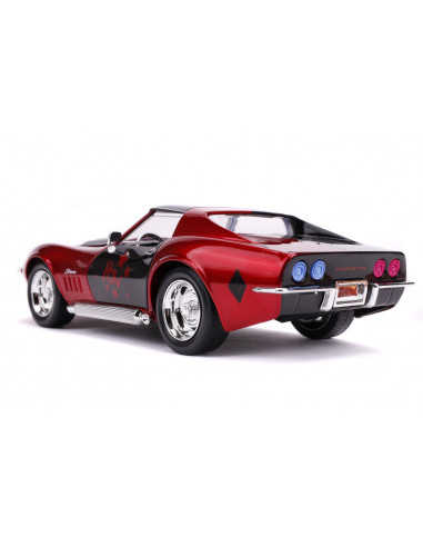 Masinuta Din Metal Harley Quinn 1969 Chevy Corvette Scara