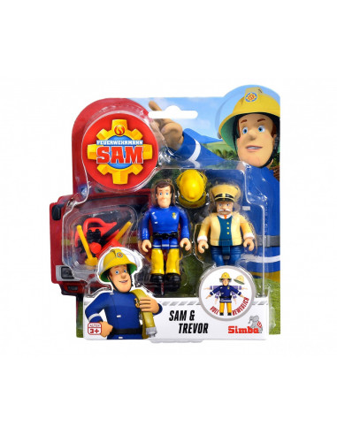 Pompierul Sam Set Figurine Sam Si Trevor Cu