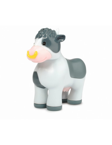 Tractoras Cu Remorca Pentru Animale Cu Figurina Vacuta,204115001