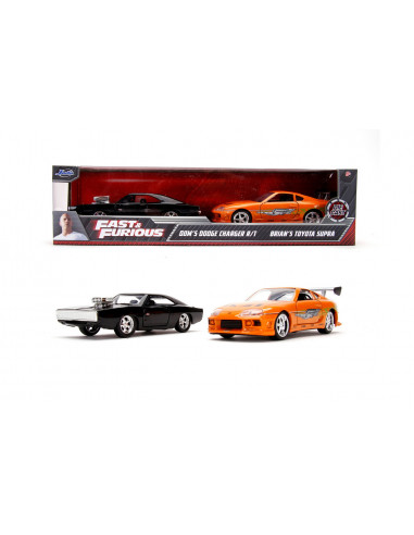 Fast And Furious Set 2 Masini Metalice Scara 1:32,253204003