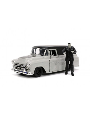 Set Masinuta 1957 Chevy Suburban Si Figurina