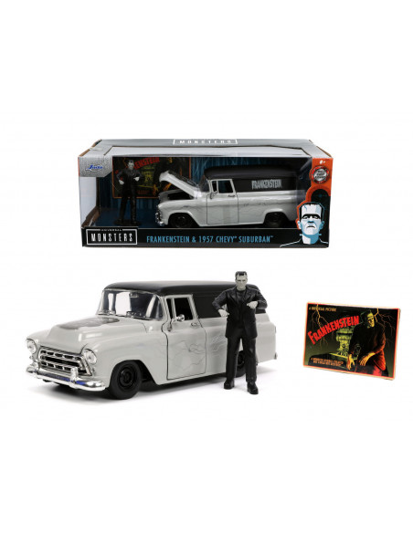 Set Masinuta 1957 Chevy Suburban Si Figurina