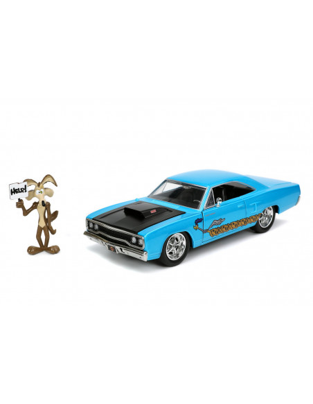 Looney Tunes Road Runner Set Masinuta Metalica 1970 Plymouth