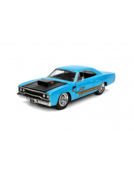 Looney Tunes Road Runner Set Masinuta Metalica 1970 Plymouth