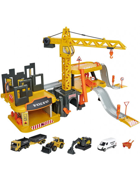 Majorette Pista Creatix Construction 5 Masinute Volvo,212050032