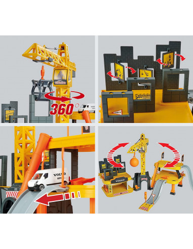 Majorette Pista Creatix Construction 5 Masinute Volvo,212050032