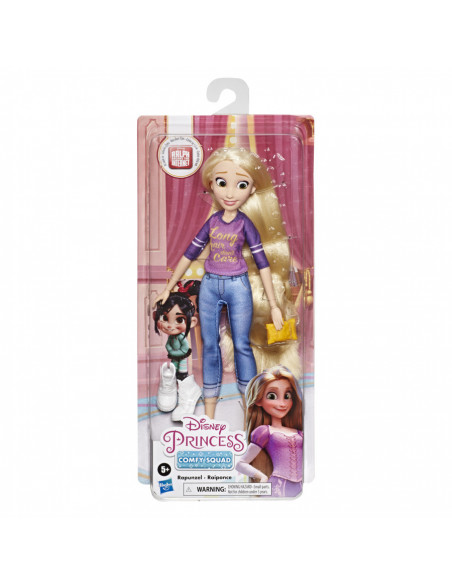 Papusa Printesa Rapunzel Colectia Comfy Squad,E8393_E8402