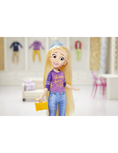 Papusa Printesa Rapunzel Colectia Comfy Squad,E8393_E8402